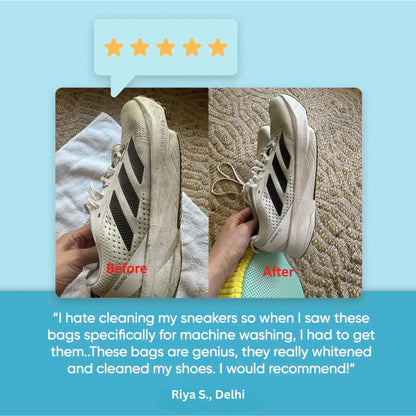 EasyWash - Shoe Cleaning Bag | At Home Deep Cleaning | Works with any Washing Machine